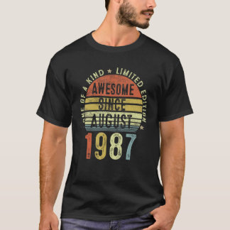 Phantastisch seit August 1987 35 Jahre alt 35 Jahr T-Shirt