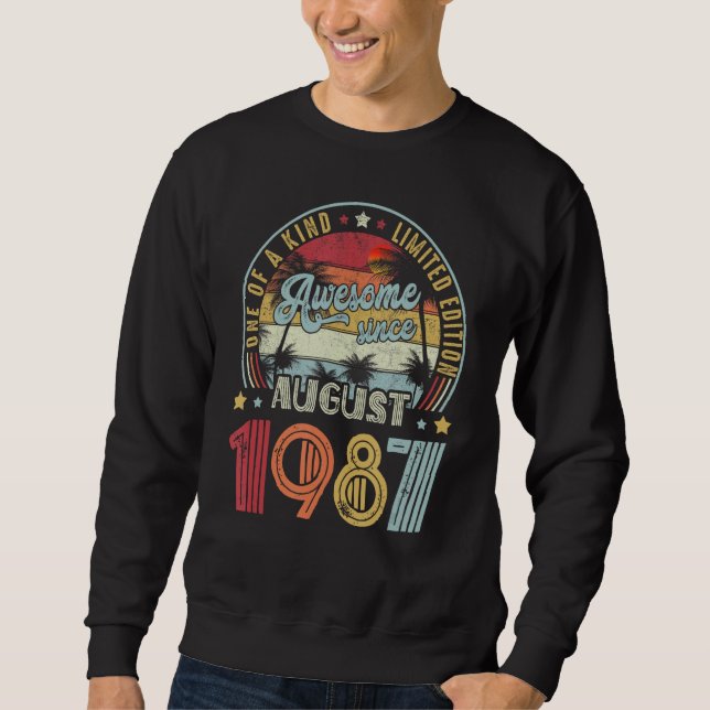 Phantastisch seit August 1987 Sweatshirt (Vorderseite)