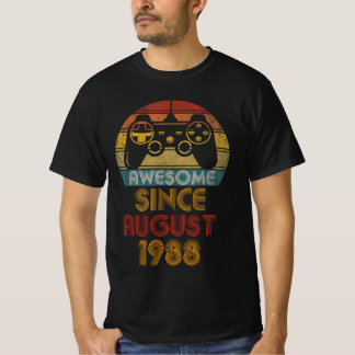 Phantastisch seit August 1988 , Glückwunsch zum Ge T-Shirt