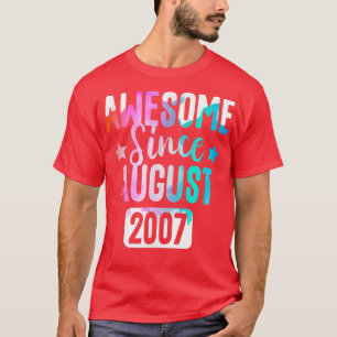 Phantastisch seit August 2007 15. Geburtstag T-Shirt