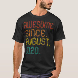 Phantastisch Seit August 2020 2. Geburtstag Retro T-Shirt