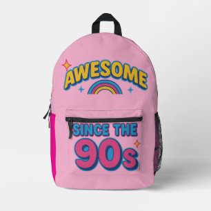 Phantastisch seit den 90er Jahren - farbenfroher R Bedruckter Rucksack