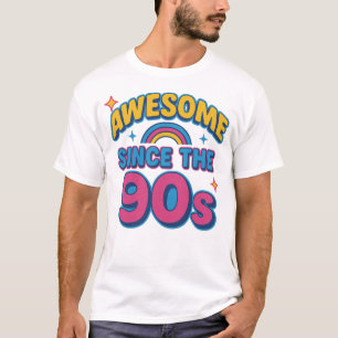 Phantastisch seit den 90er Jahren - farbenfroher R T-Shirt
