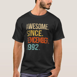Phantastisch seit Dezember 1992 29. Geburtstag 29. T-Shirt
