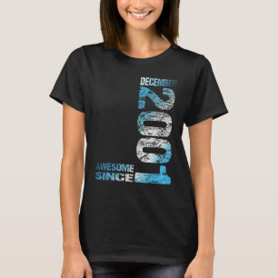 Phantastisch seit Dezember 2001 22. Geburtstag Geb T-Shirt