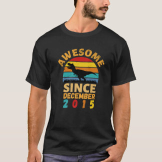 Phantastisch Seit Dezember 2015 Vintag 6. Geburtst T-Shirt