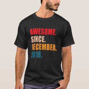 Phantastisch Seit Dezember 2018 Vintag Personalisi T-Shirt