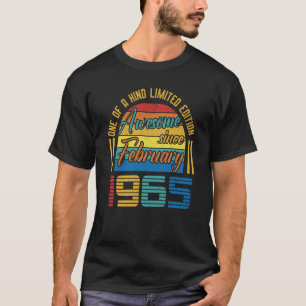 Phantastisch seit Februar 1965 58 Jahre alt 58 Jah T-Shirt