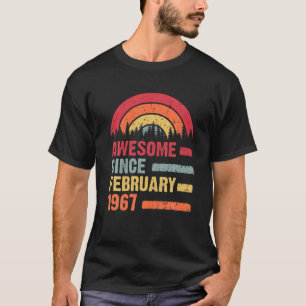 Phantastisch seit Februar 1967 55th Birthday Gift T-Shirt