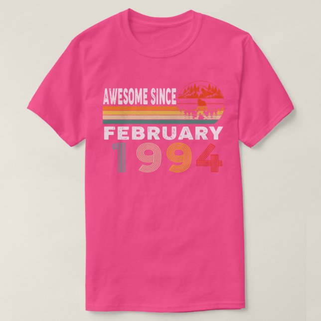 Phantastisch seit Februar 1994 T-Shirt (Design vorne)
