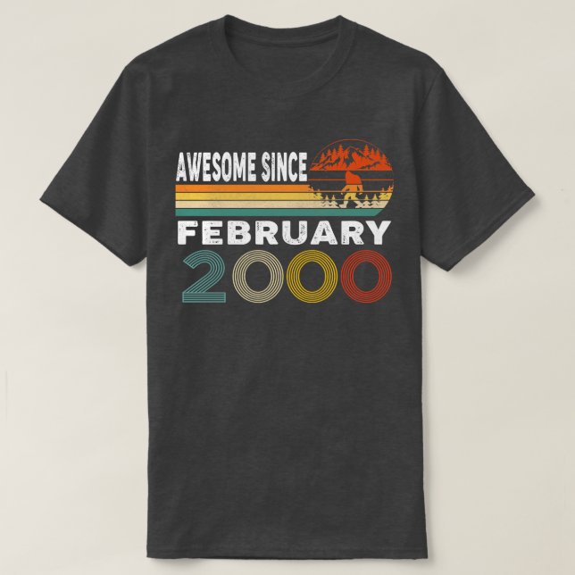 Phantastisch seit Februar 2000 T-Shirt (Design vorne)
