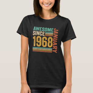 Phantastisch seit Januar 1968 55. Geburtstag 55 Ja T-Shirt
