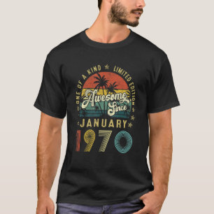 Phantastisch seit Januar 1970 53 Jahre alt 53. Geb T-Shirt