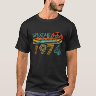 Phantastisch seit Januar 1974 50 Jahre alt 50 Jahr T-Shirt