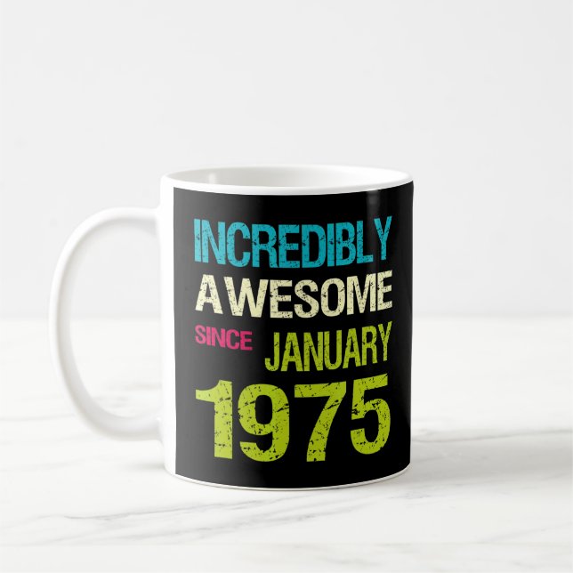 Phantastisch seit Januar 1975 Kaffeetasse (Links)