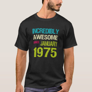 Phantastisch seit Januar 1975 T-Shirt