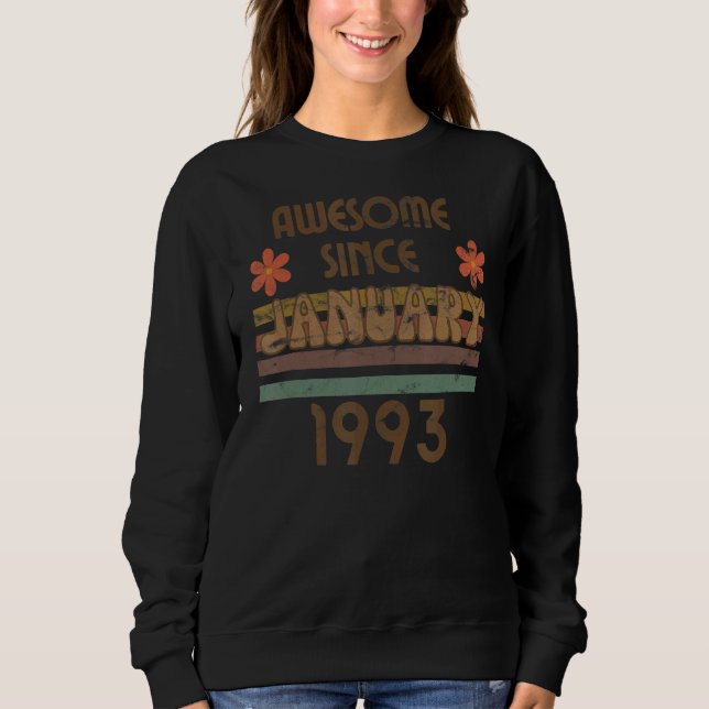 Phantastisch seit Januar 1993 Sweatshirt (Vorderseite)