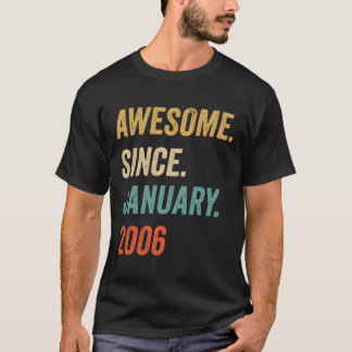 Phantastisch Seit Januar 2006 Vintag T-Shirt