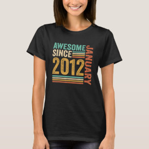 Phantastisch Seit Januar 2012 11. Geburtstag 11 Ja T-Shirt