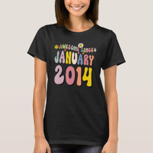 Phantastisch seit Januar 2014 9 Jahre alt 9. Gebur T-Shirt