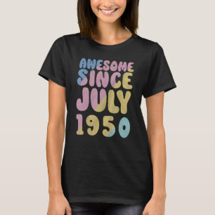 phantastisch seit Juli 1950 Happy 73 Yea T-Shirt