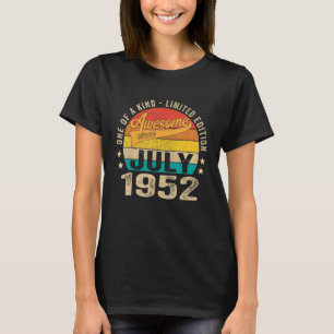 phantastisch seit Juli 1952 70 Jahre Ol T-Shirt