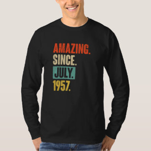 Phantastisch seit Juli 1957 65 Jahre alt 65 Jahre T-Shirt