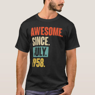 Phantastisch seit Juli 1958 64 Jahre 64 Geburtstag T-Shirt