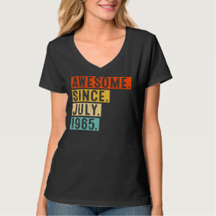 Phantastisch Seit Juli 1965 Vintag 57. Geburtstag T-Shirt