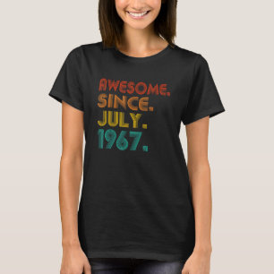 Phantastisch seit Juli 1967 Geburtstag Vinta T-Shirt
