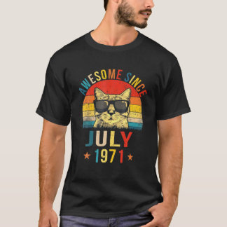 Phantastisch seit Juli 1971 50. Geburtstagsgeschen T-Shirt