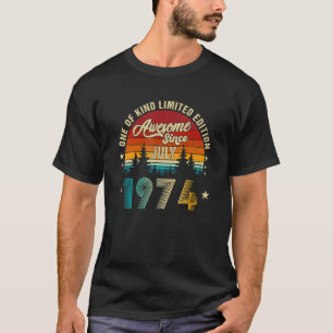 Phantastisch seit Juli 1974 48. Geburtstag 48 Jahr T-Shirt