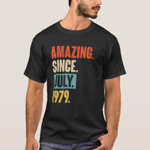 Phantastisch seit Juli 1979 43 Jahre 43 Geburtstag T-Shirt