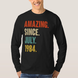 Phantastisch seit Juli 1984 38 Jahre altes Geschen T-Shirt