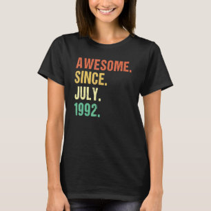 Phantastisch seit Juli 1992 30. Geburtstag 30 Jahr T-Shirt