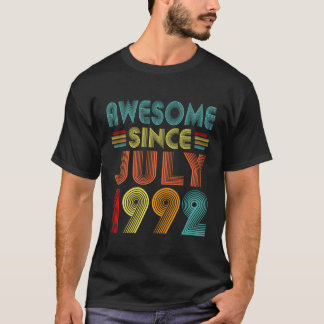 Phantastisch seit Juli 1992 Vintag 30 Jahre alt 30 T-Shirt