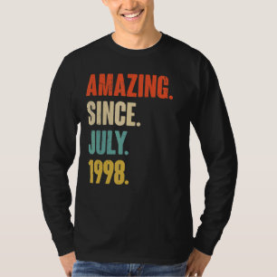 Phantastisch seit Juli 1998 24 Jahre altes Geschen T-Shirt