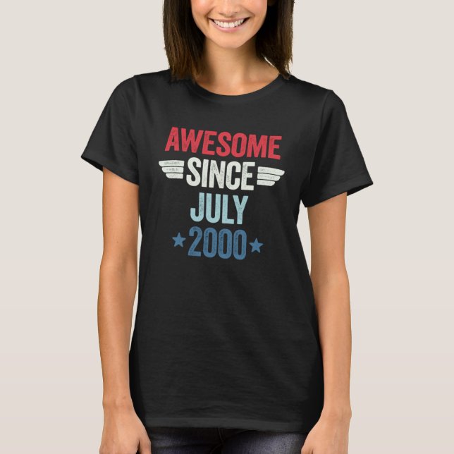 Phantastisch seit Juli 2000 T-Shirt (Vorderseite)