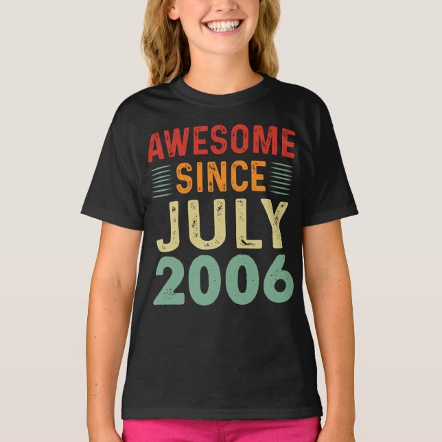 Phantastisch seit Juli 2006 T-Shirt (Vorderseite)