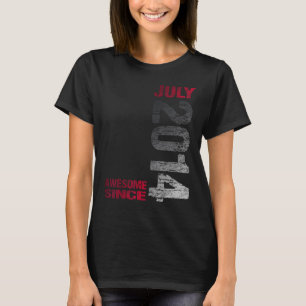 Phantastisch seit Juli 2014 9. Geburtstag Geboren T-Shirt