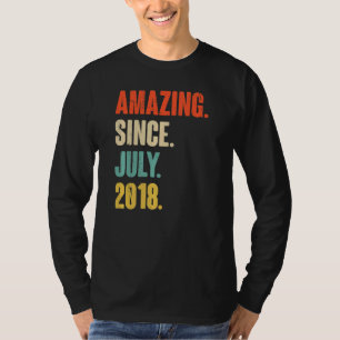Phantastisch seit Juli 2018 4 Jahre 4 Geburtstag T-Shirt