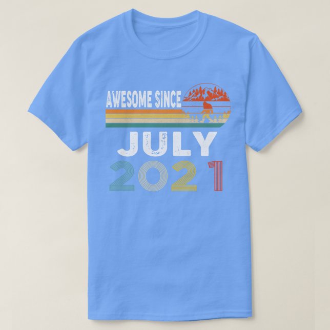 Phantastisch seit Juli 2021 T-Shirt (Design vorne)