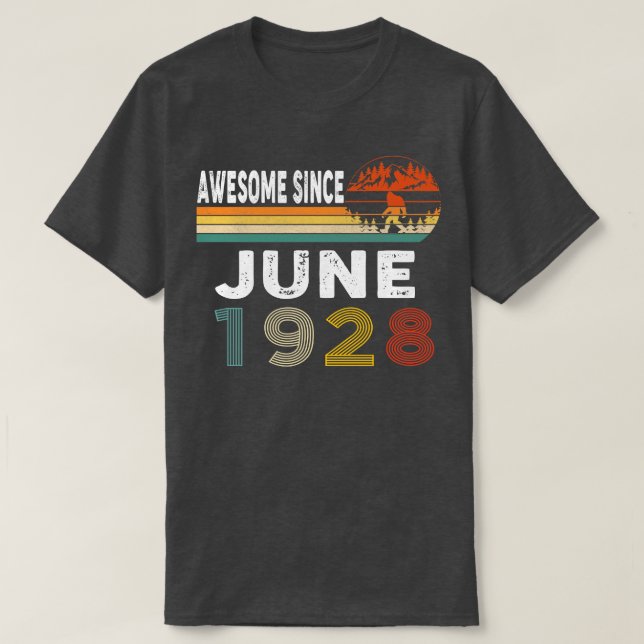 Phantastisch seit Juni 1928 T-Shirt (Design vorne)