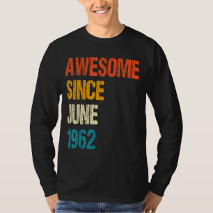 Phantastisch seit Juni 1962 60. Geburtstag 60 Jahr T-Shirt
