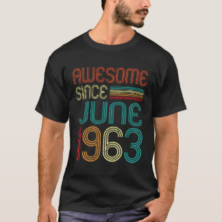 Phantastisch seit Juni 1963 1963 Jahr T-Shirt