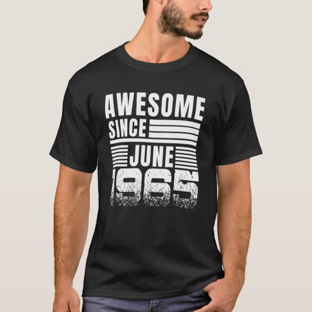 Phantastisch seit Juni 1965 57. Geburtstag T-Shirt (Vorderseite)