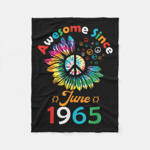 Phantastisch seit Juni 1965, ist ein sonniges Gebu Fleecedecke