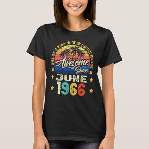 Phantastisch Seit Juni 1966 Vintag 56. Geburtstag T-Shirt
