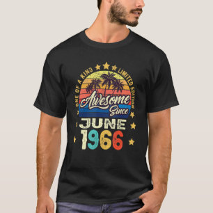 Phantastisch Seit Juni 1966 Vintag 56. Geburtstag T-Shirt