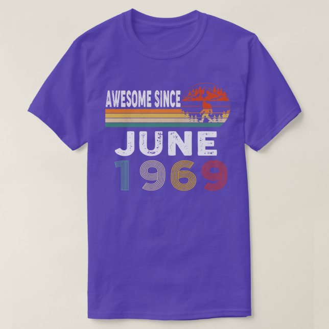 Phantastisch seit Juni 1969 T-Shirt (Design vorne)